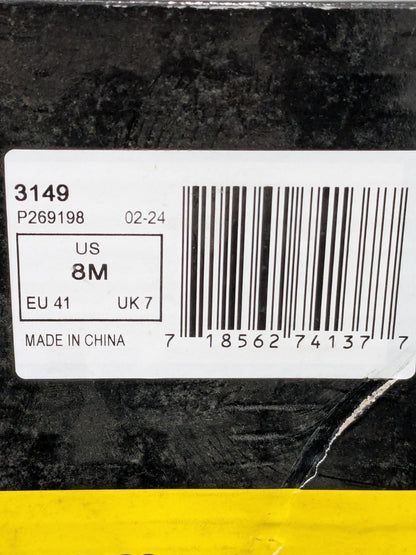 LEHIGH SAFETY SHOES STEEL TOE DIELECTRIC WATERPROOF RUBBER BOOT Size 8 3149