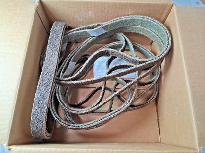 Norton Aluminum Oxide Abrasive Belts QTY12 1" Wide 30" OAL 50 Grit 662