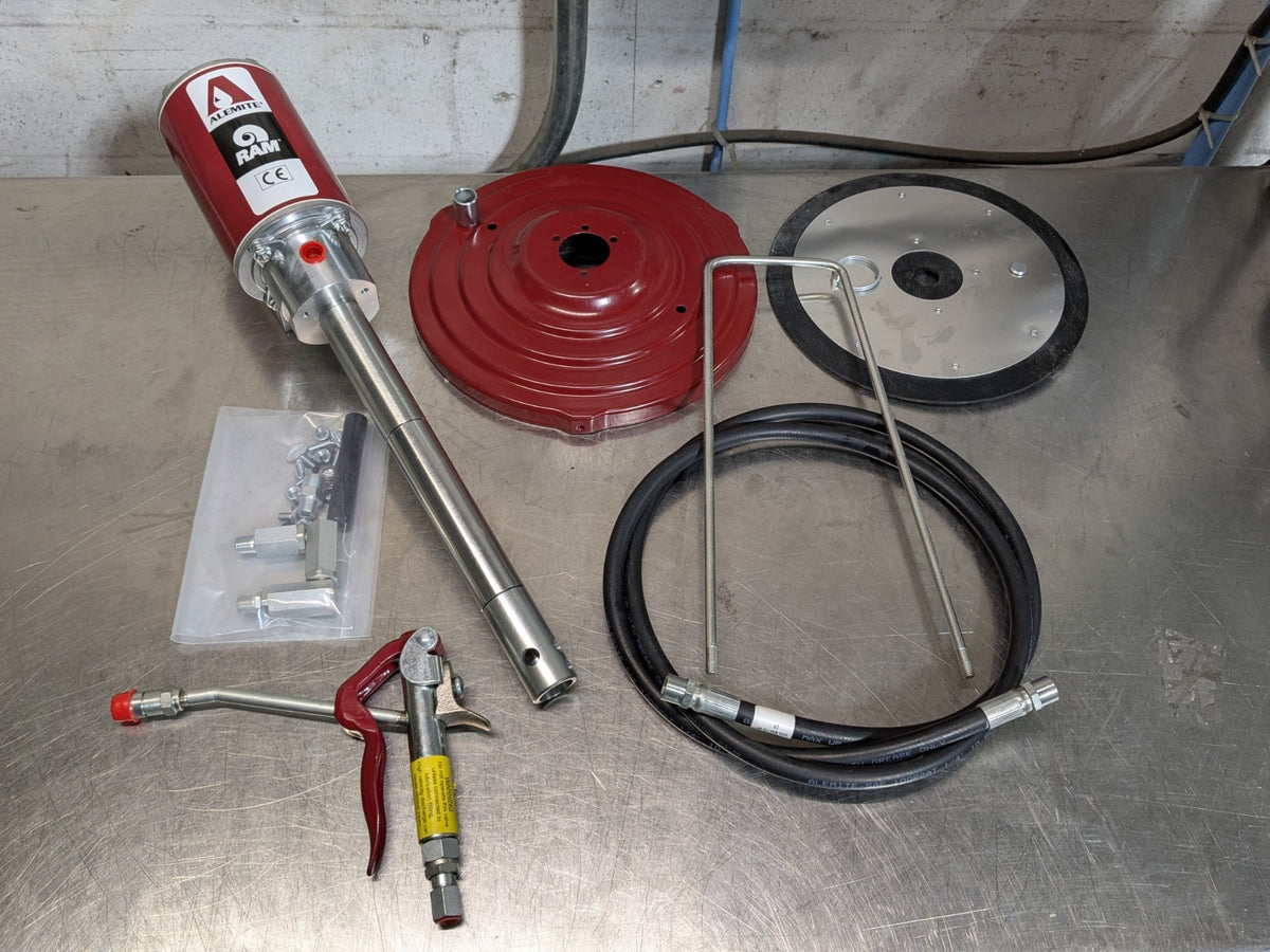Alemite Ram Air Motor Grease Pump and Cover Assembly for 35 lb. Drums 9911-H1