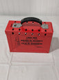Master Lock Portable Group Lockout Box 3-3/4" Deep x 9-1/4" Wide x 6" High 498A