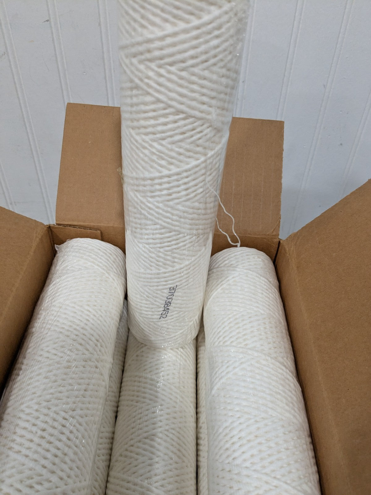 Parker Plumbing Cartridge Filter: 2-1/2" OD, 10" L, 10 micron Box of 6 19R10S