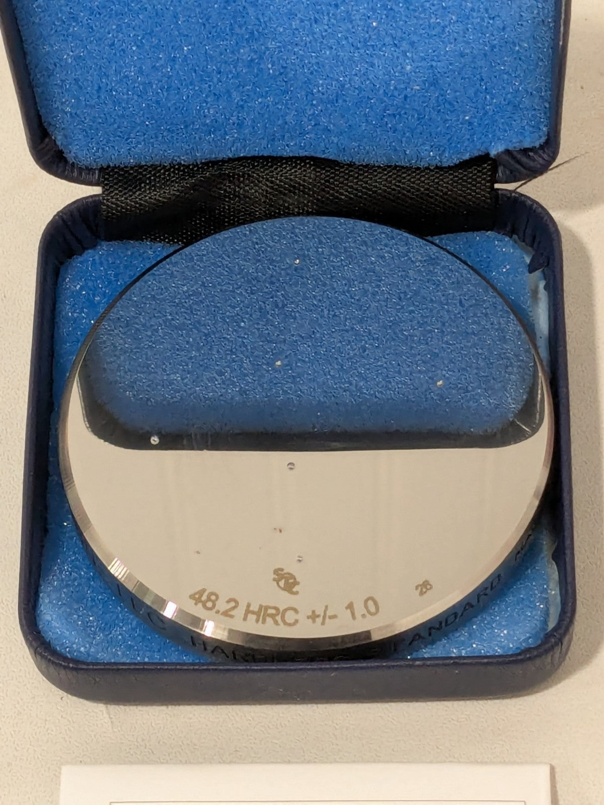 Rockwell C Scale, Hardness Calibration Test Block HTB00045J