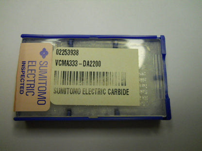 Sumitomo VCMA333 Grade DA2200 Polycrystalline Diamond  Turning Insert 02253938