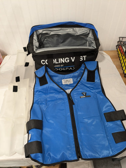 TechNiche Sz L/XL COOLPAX Cooling Vest, Bag, & Inserts 6626-RB-L/XL