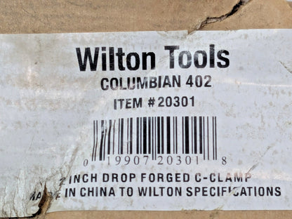 Wilton Tools COLUMBIAN 402 C-Clamp 2" Max Opening 20301