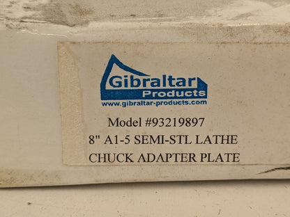 Gibraltar A1-5 Mount Adapter Back Plate for 8" Lathe Chucks