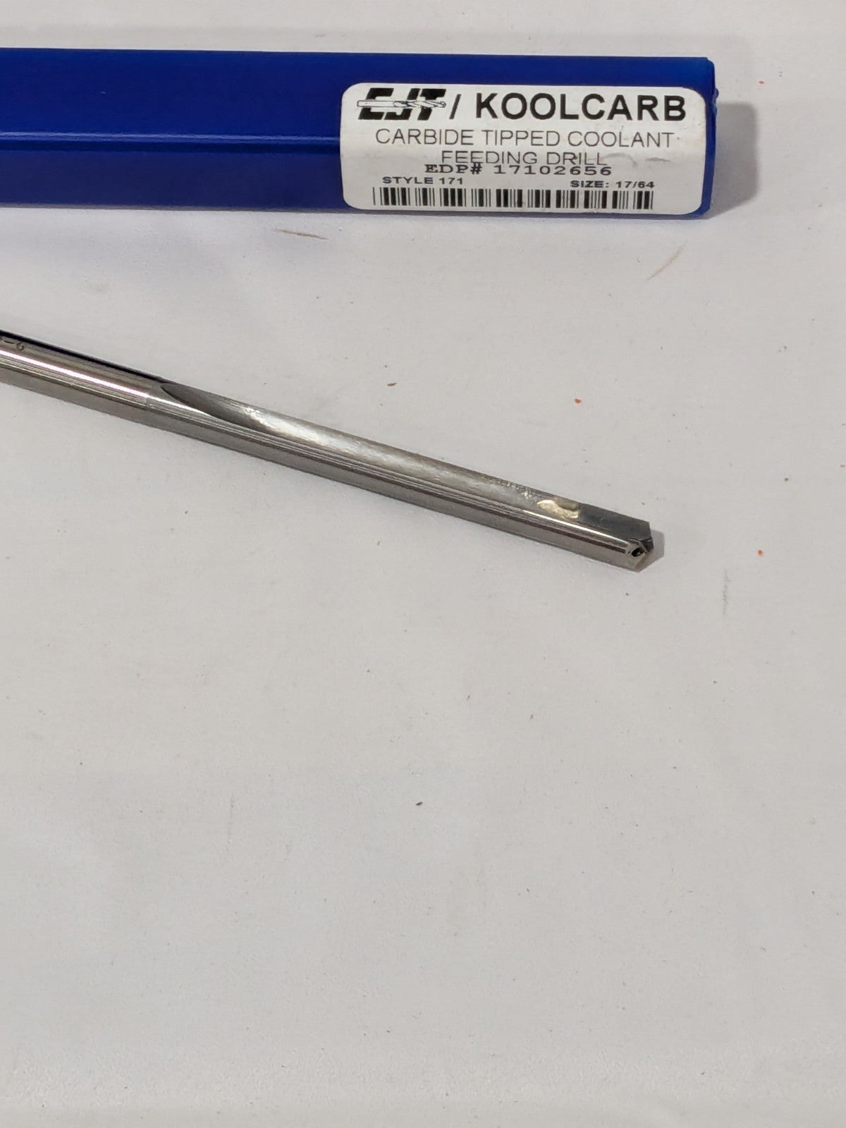 CJT KOOLCARB 17/64" Jobber Length Drill Straight Flute 17102656
