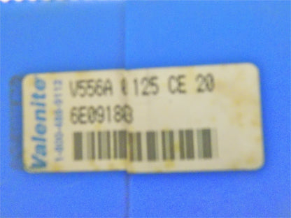 Valenite High Feed End Mill 1.25" Dia. x 2" LOC x 10" OAL V556A09