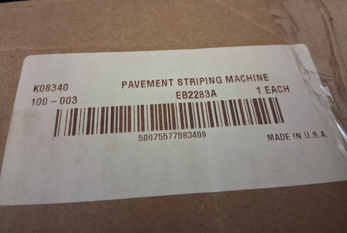 Krylon Pavement Striping Machine With 2" to 4" Strip Width K08340