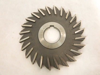 Moon Cutter 4" Diam x 1/4" Face Width Straight Tooth Side Milling Cutter SM4250