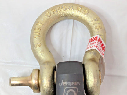Jergens Shackle-Lok Hoist Ring 10000.000 Lb Capacity 1-8 Thread 24416
