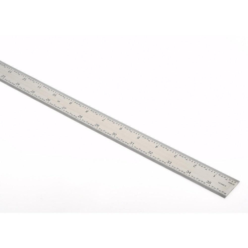 SPI Steel Ruler 36" OAL 4R Graduation Rigid 1-1/4" OAW 13-948-5