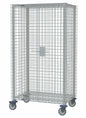 Metro Steel Wire Security Cart 2-Shelf 900 lb. Cap 40 x 27 x 67 MQSEC53VE