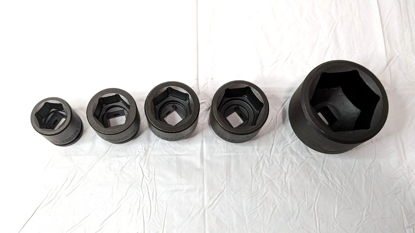 PROTO 5 Piece Socket Set J73104 INCOMPLETE