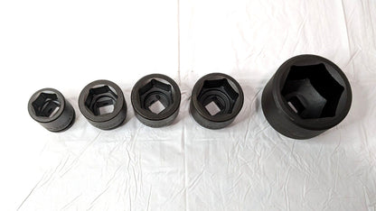 PROTO 5 Piece Socket Set J73104 INCOMPLETE