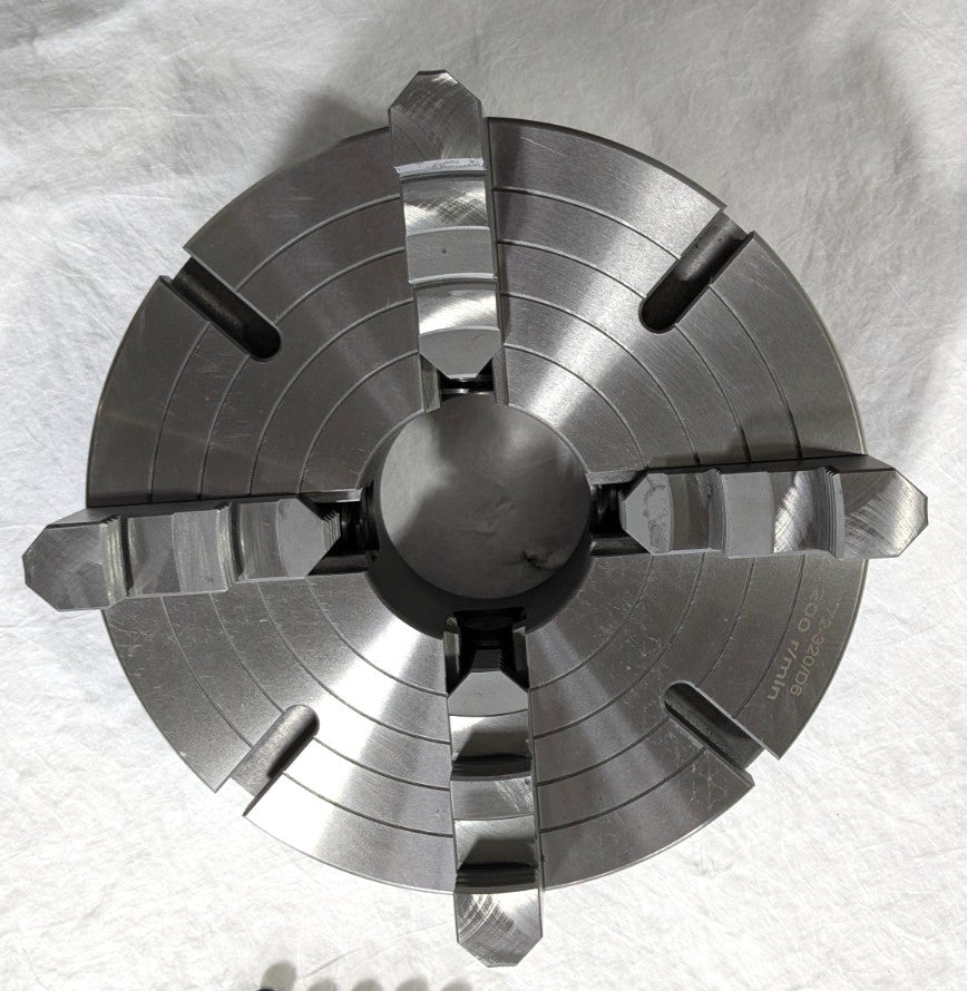 12" Independent 4 Jaw Lathe Chuck   D1-6 Mounting   3.74" Through Hole  429-4126