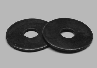 18-8 Stainless Steel Flat Washer #10 x 1" od  Black-Oxide   *50pcs*   96765A160