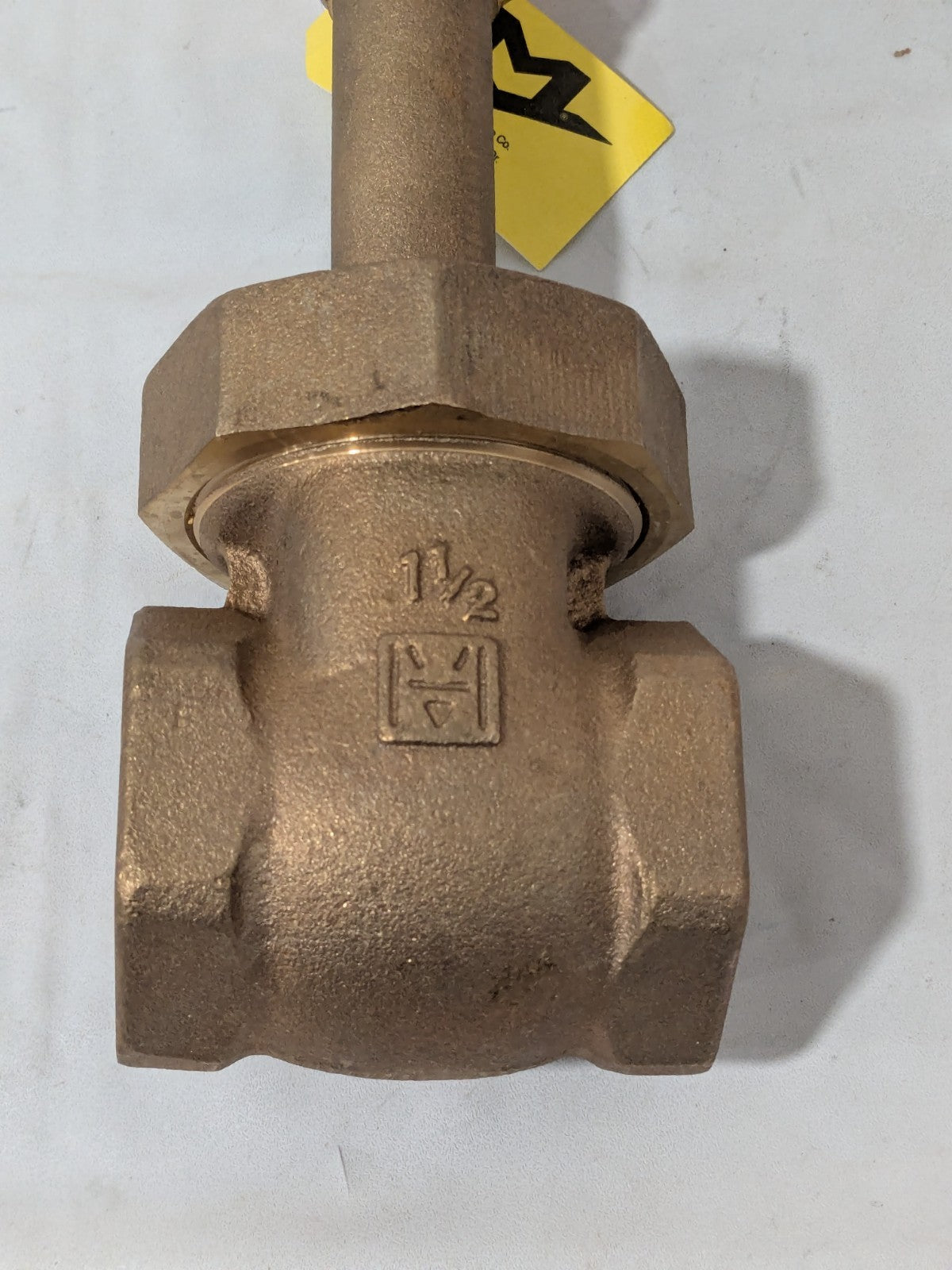 Milwaukee Gate Valve: Gate, 1-1/2" Pipe, Threaded (NPT), Bronze 1151-112