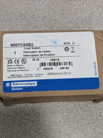 Square D General Purpose Limit Switch: SPDT, NC, Rotary Head, Side 9007C54B2