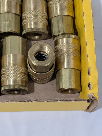 Parker Pneumatic Hose Coupling: 1/4-18, 1/4" Body Dia Box of 10 B23