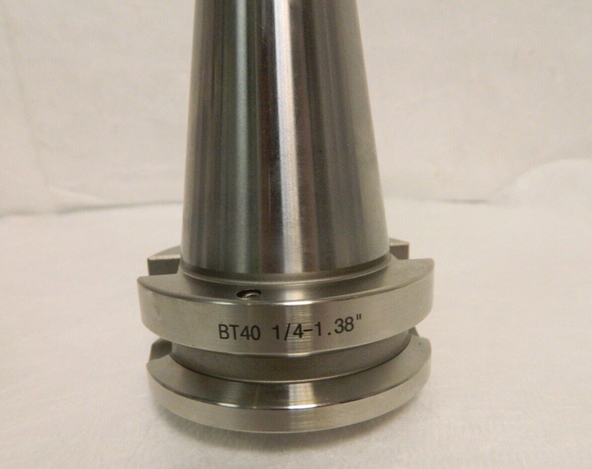 Accupro BT40 Taper Shank 1/4" Hole End Mill Holder/Adapter 775194