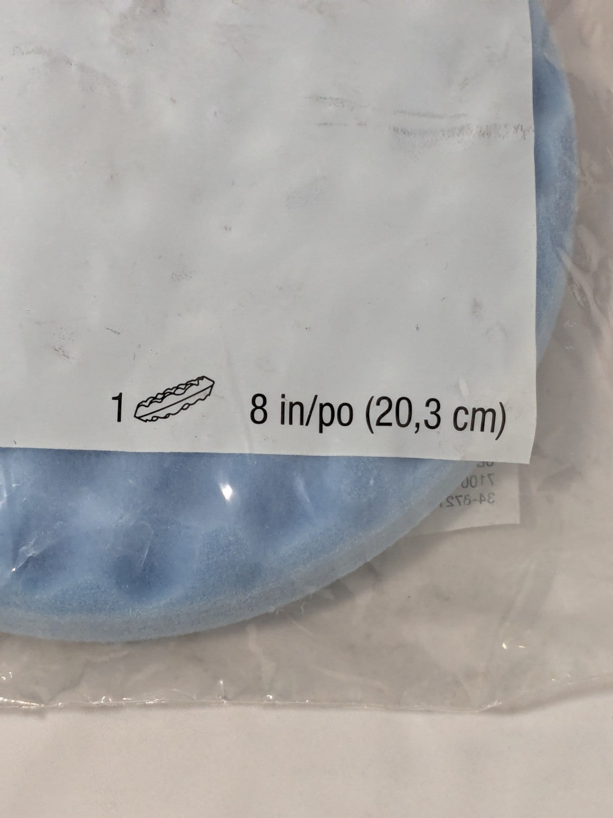 3M 8" Dia Foam Buffing & Backing Pad 7100145281