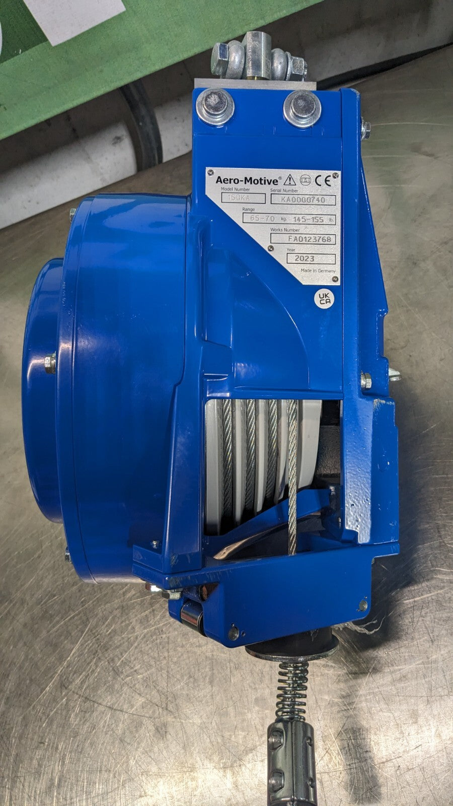 AERO-MOTIVE Tool Balancer Lockable Tension Adjustment Steel Cable Cast Aluminum