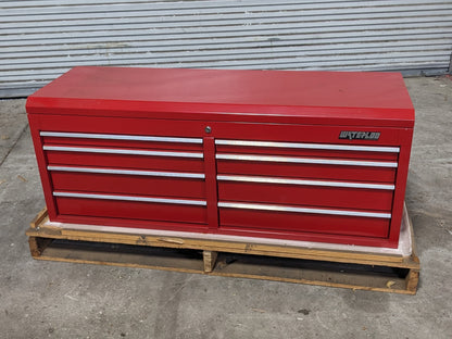 Waterloo Top Chest Tool Box 8-Drawer 52" W x 18" D 20" H Steel Re