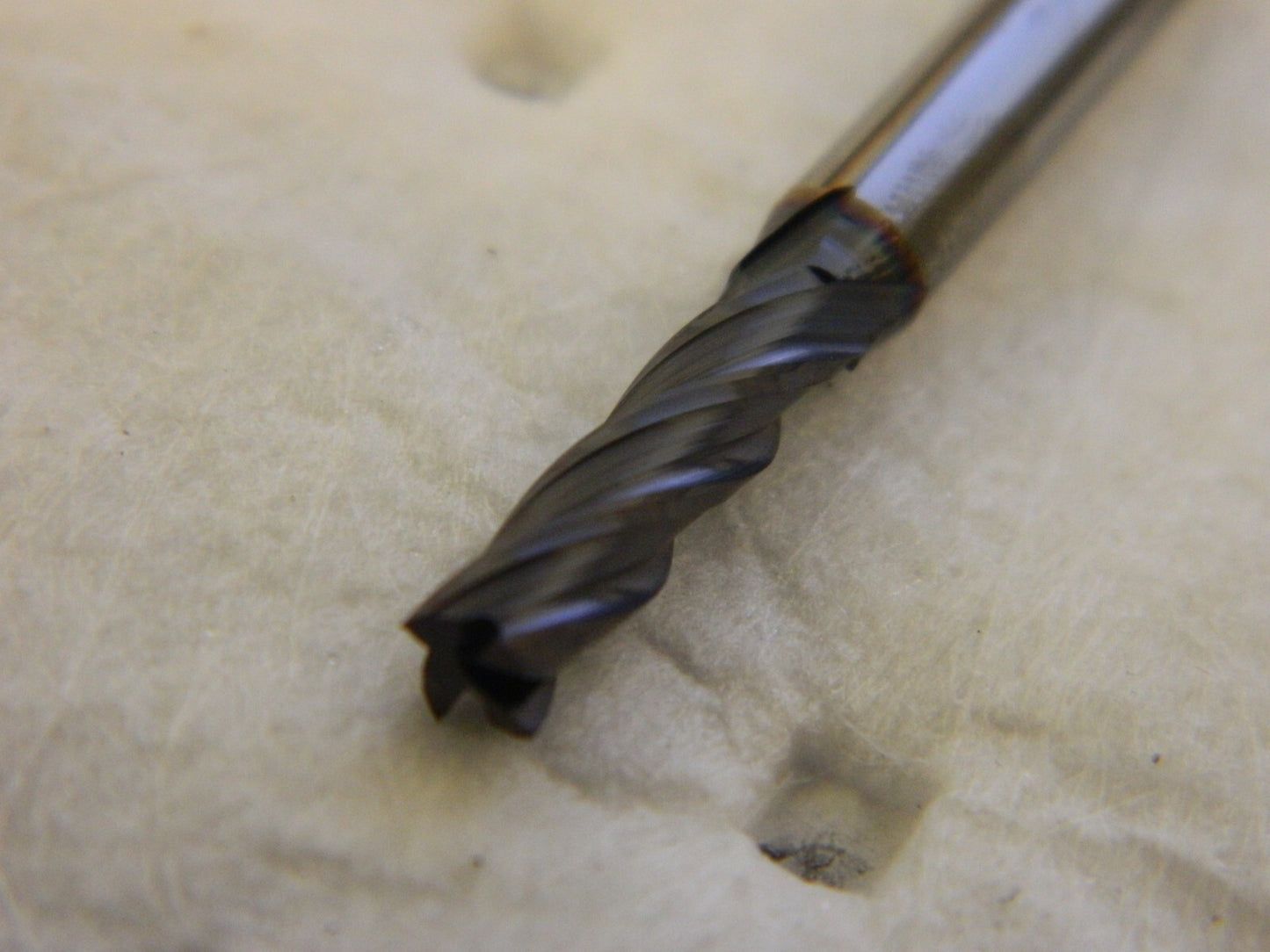 HERTEL Square End Mill: 5/16 Dia, 1-1/8 LOC, 4 Fl Carbide 750443