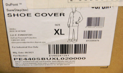 Dupont Box of 200 Size XL SureStep Shoe Covers PE440SBUXL020000