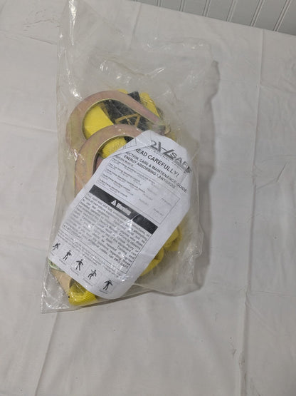 PRO-SAFE 2 Leg Locking Snap Hook Harness 6 ft. 350 Lb Cap. PS-SA-LN17