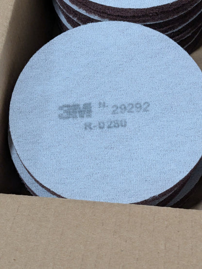 3M Hook &amp; Loop Disc: 5" Dia, Non-Woven, Aluminum Oxide Box of 40 29292