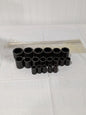 Proto Socket Set: Impact Standard, 19 Pc, 1/2" Drive, 3/8 to 1-1/2" J74106