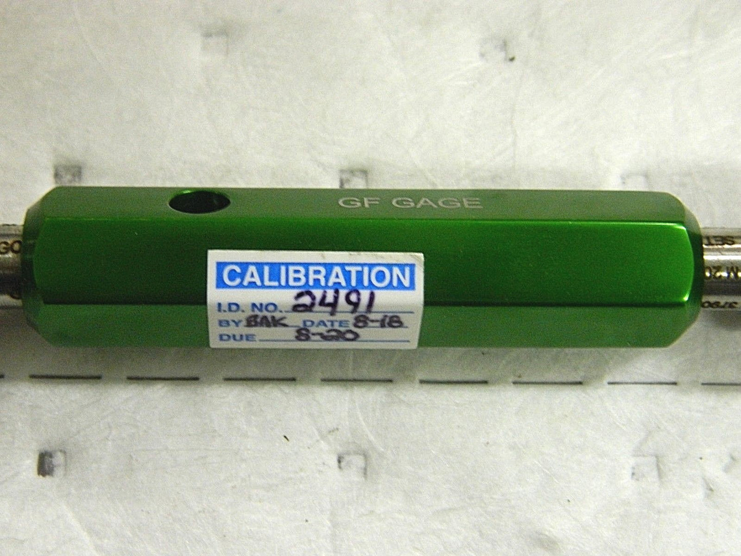 GF Gage Go/No Go Truncated Taperlock Thread Gage M20 x 1.50 6G S2001506GS