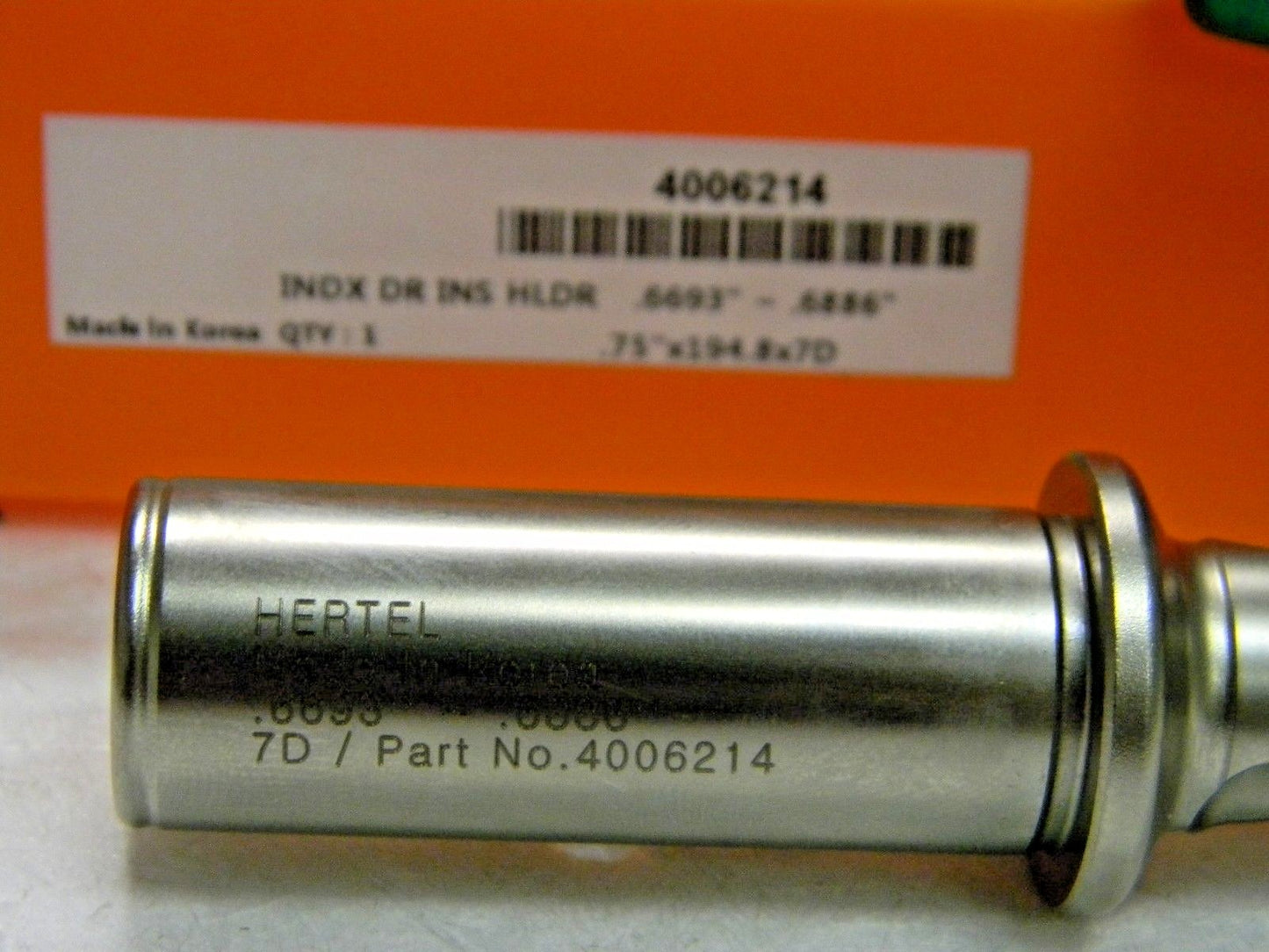 Hertel Replaceable Tip Drill HMD-MAK Toolholder Series HMD  54810221
