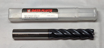 DATA FLUTE Carbide 5/8"x2-1/2"X5" 5FL SSIL50625-030C11