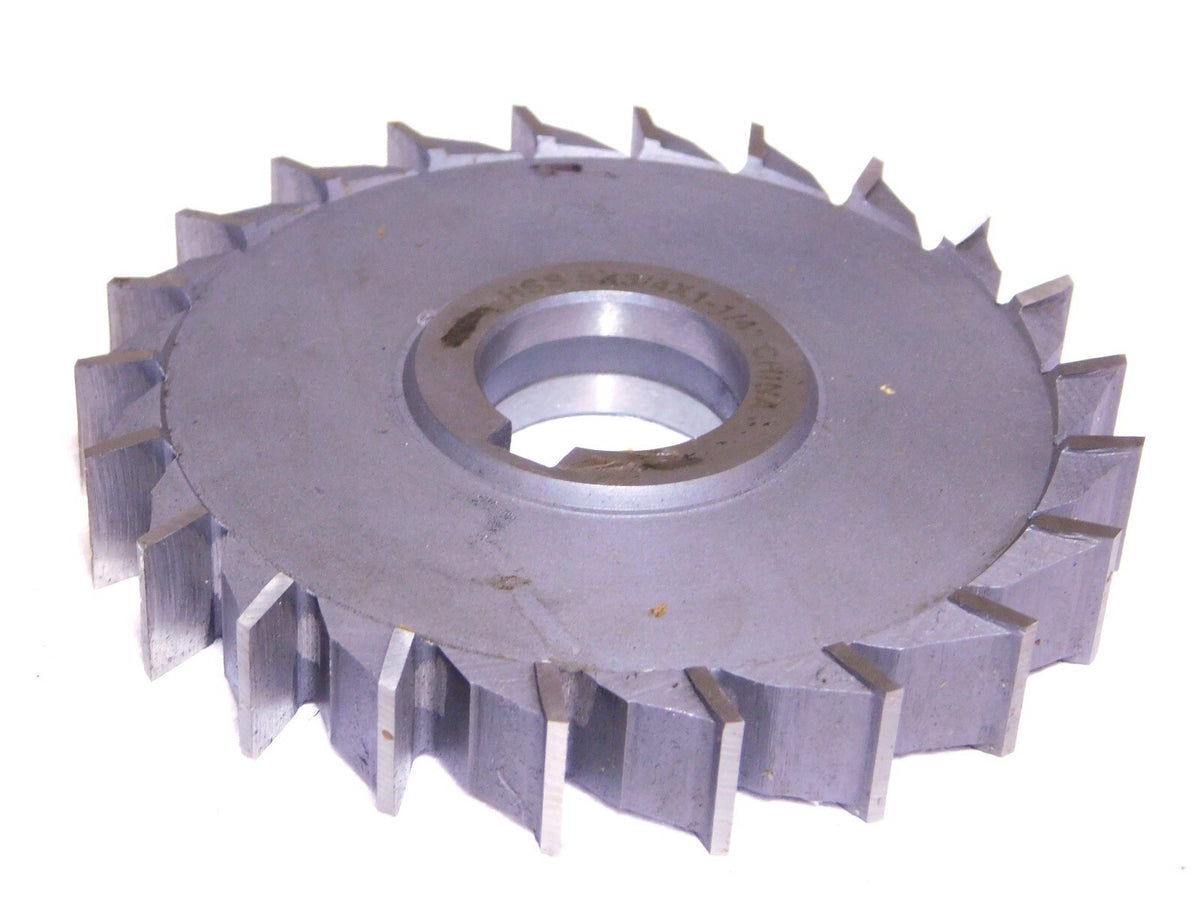 Interstate HSS Side Milling Cutter 5Dia x 3/4WOC x 1.25 Hole 301-5342