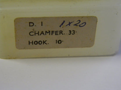 Pro  1 - 20 x 1" DH STD Ground Thread Chasers Qty. 4  08854333