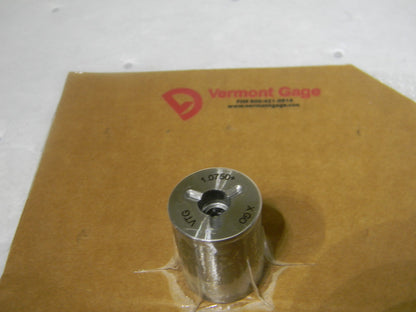 Vermont Gage Class X Plus Steel Pin Gage Go 1.0750 Plus Tolerance 191203110