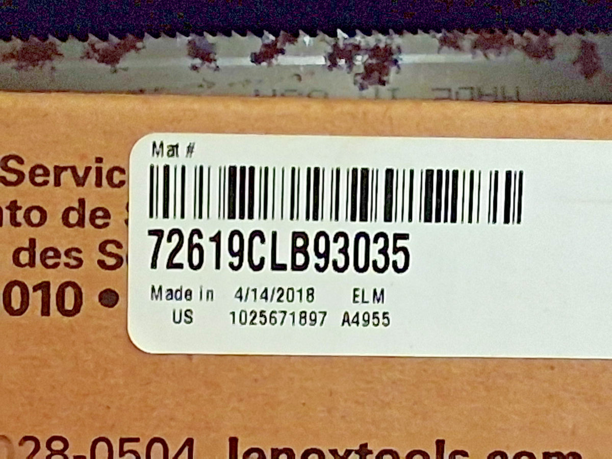 Lenox Welded Bandsaw Blades 9ft 11-1/2 L x 1" W x 8-12 TPI 72619CLB93035