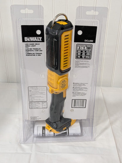 DeWALT Cordless Work Light: 20V, 500 Lumens DCL050 TOOL ONLY