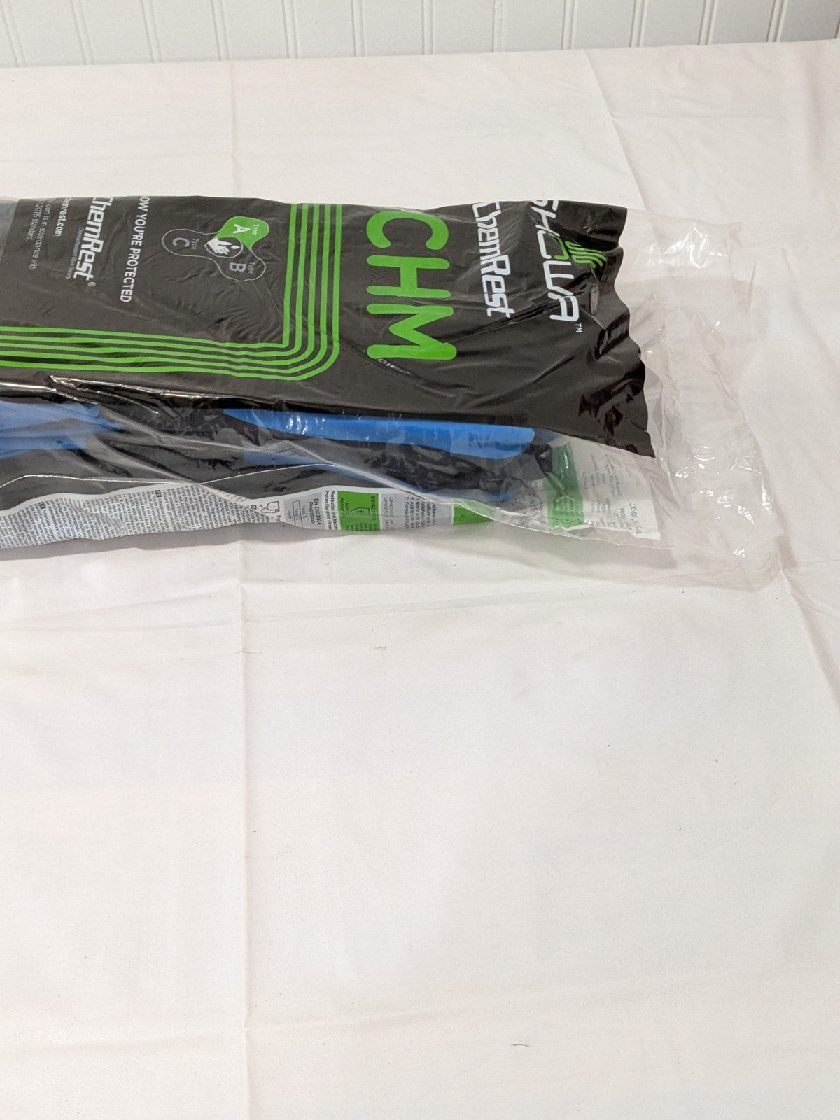 SHOWA Chemical Resistant Gloves: Size L, 26.00 mil Pack of 12 CHML-09