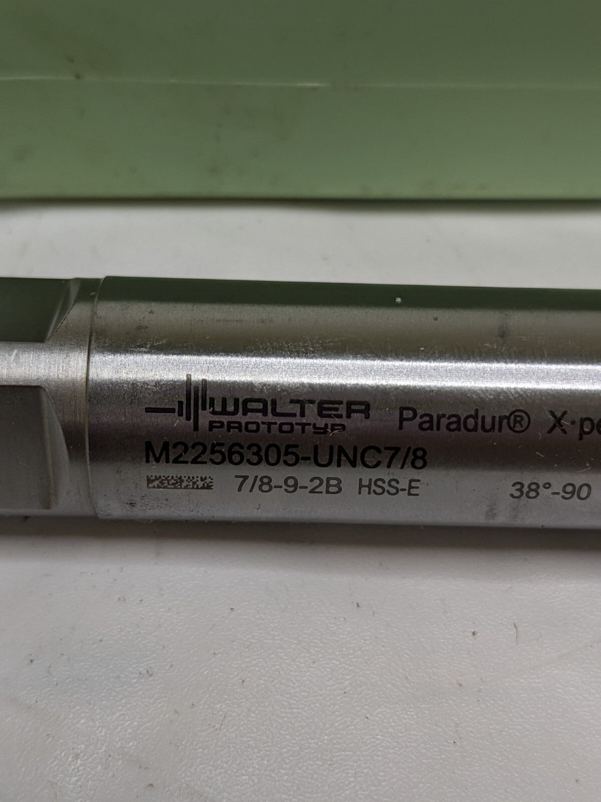 Walter Spiral Flute Tap: 7/8-9 UNC, 4 Flutes, Class 2B, Series M2256305 6149977