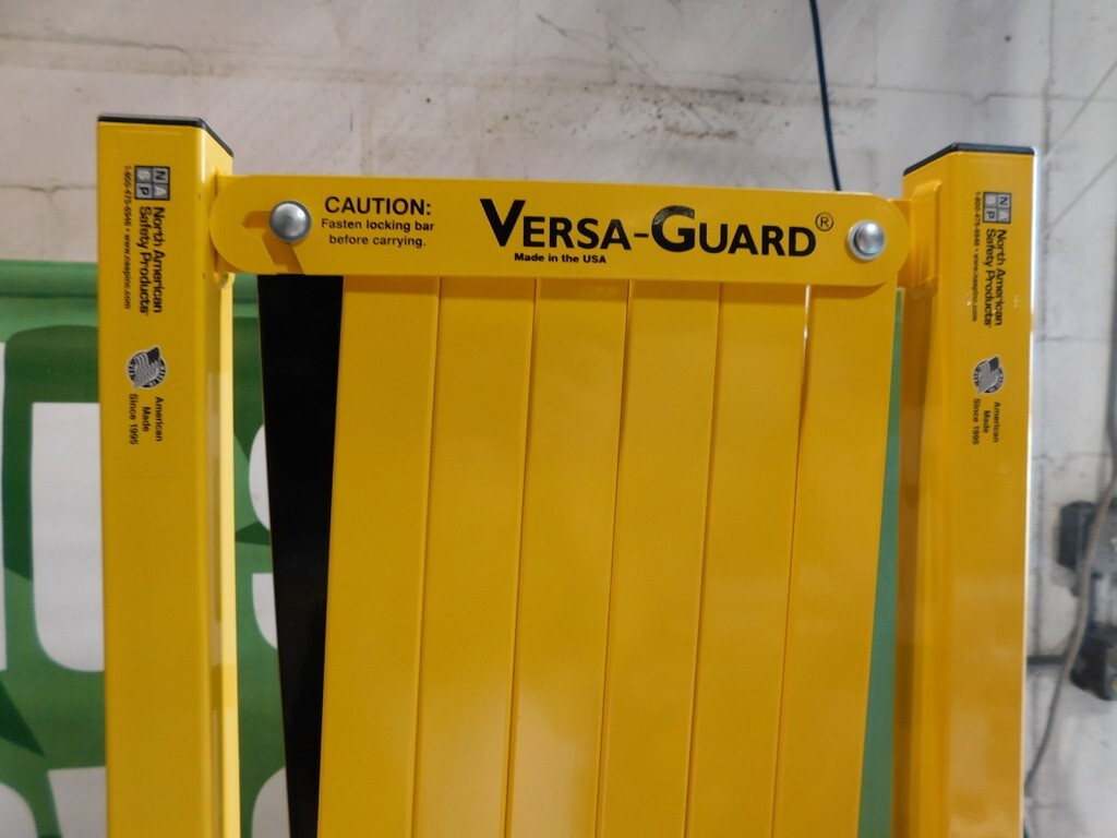 Versa-Guard Folding Barricade: 37" High, 11' Wide VG-1000