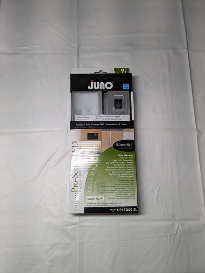 Juno Pro-Series Undercabinet Light Fixture LED 9-1/2" Silver UPLED09-SL