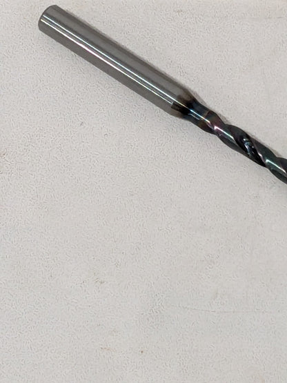 OSG Jobber Length Drill Bit 4.20 mm (0.1654) Dia, 140º, Solid Carbide HP245-1654