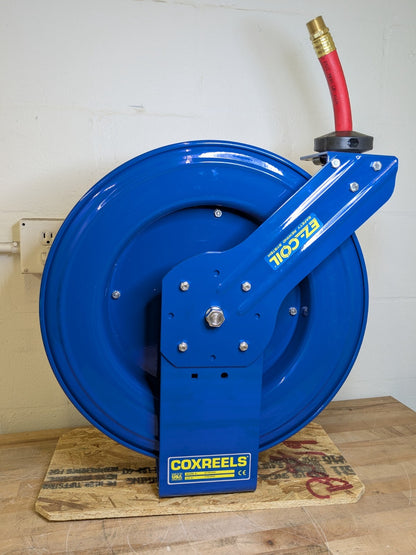 CoxReels Spring Retractable Hose Reel 25 Ft. x 3/4 In. 300 PSI Max. EZ-SH-525