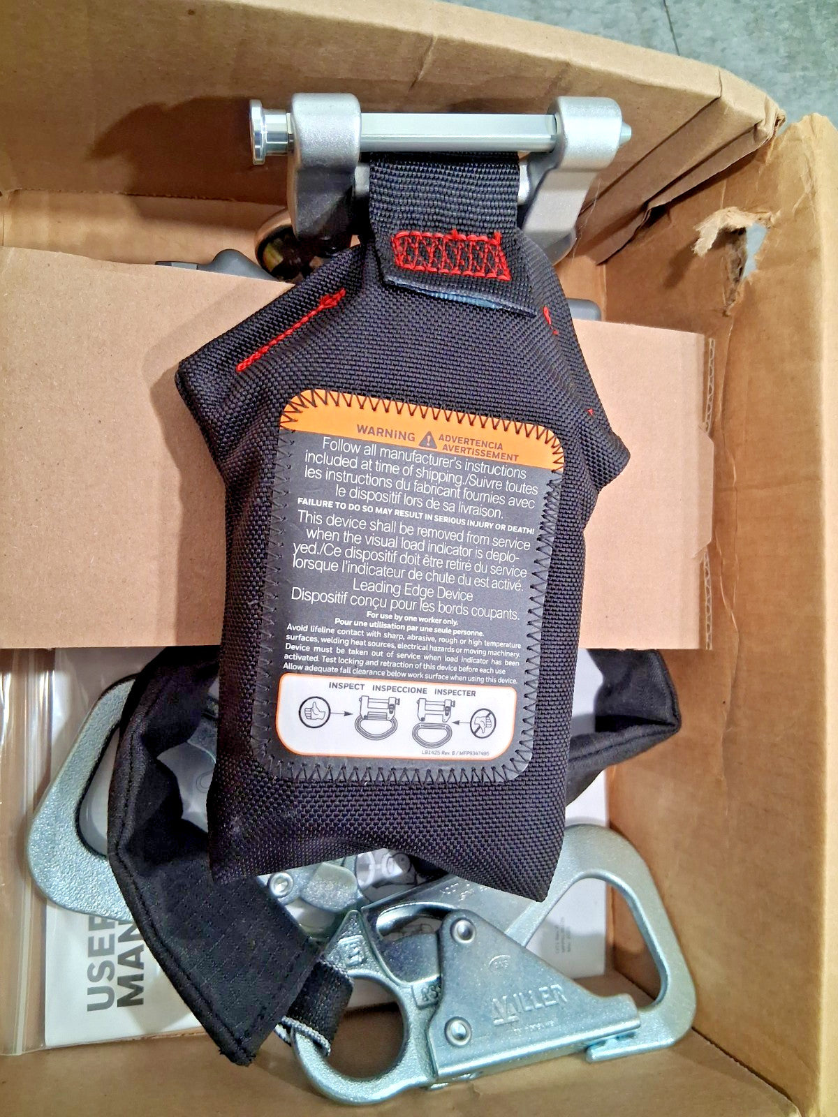 Miller Self-Retracting Lifeline 420 lb Capacity 9.00' Lifeline 51070647