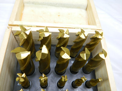 MHC Square End Mill Set 3/16" to 3/4", 2 & 4 Flute 320-0000 DAMAGED CASE