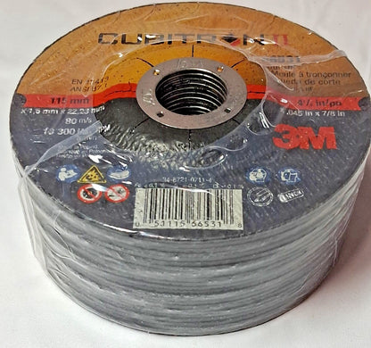 3M Cubitron II Ceramic Grain Cut-Off Wheels 4" x 0.045" x 3/8" QTY25 66531